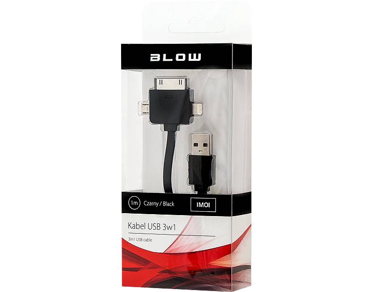 PRZYŁ. USB A - IPHONE 5/ IPHONE 4/ MICROUSB