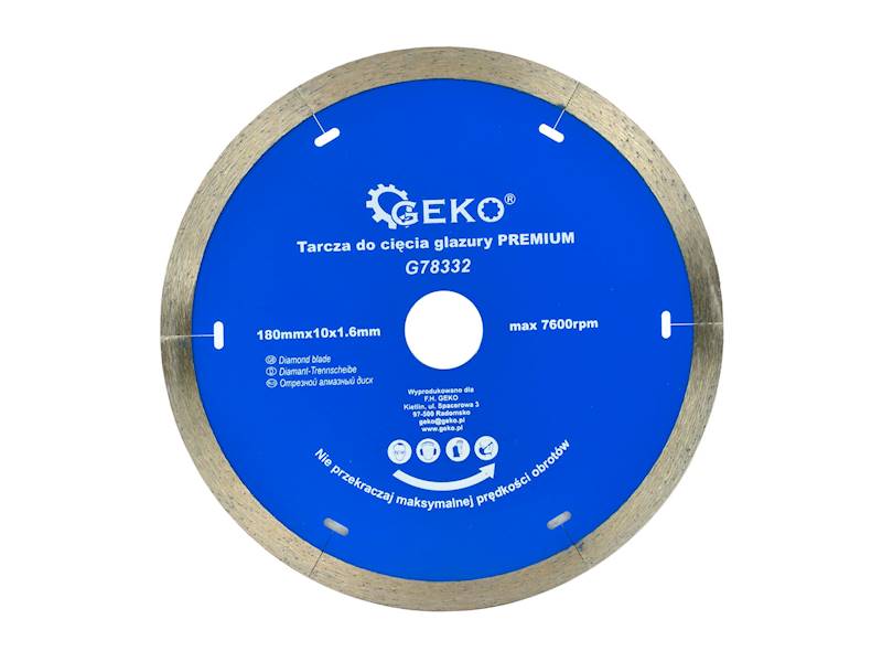 TARCZA DO CIĘCIA GLAZURY 180mmX10x1,6mm PREMIUM