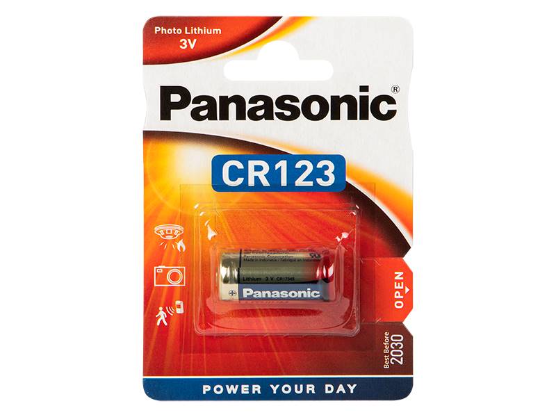 PANASONIC BATERIA LITOWA 3V CR123