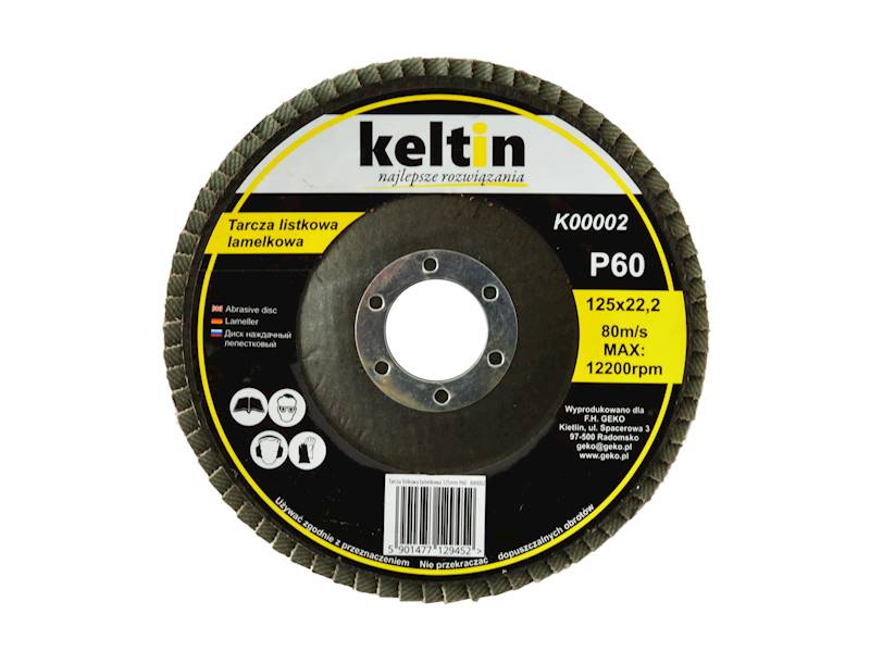 TARCZA LISTKOWA 125mm x P60 KETLIN