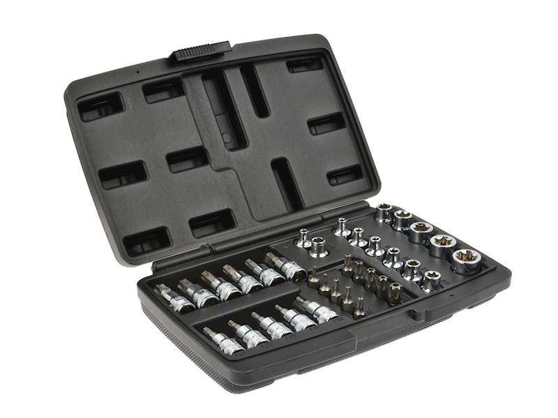ZESTAW PROFES.KLUCZY NASAD.TORX 34el. 3/8"