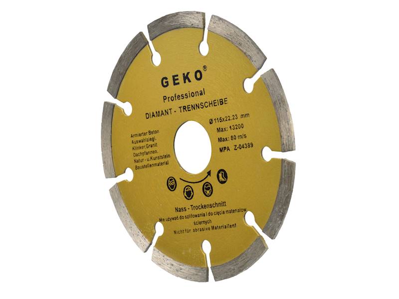 TARCZA DIAM. 115mm SEGMENT GEKO PROFI