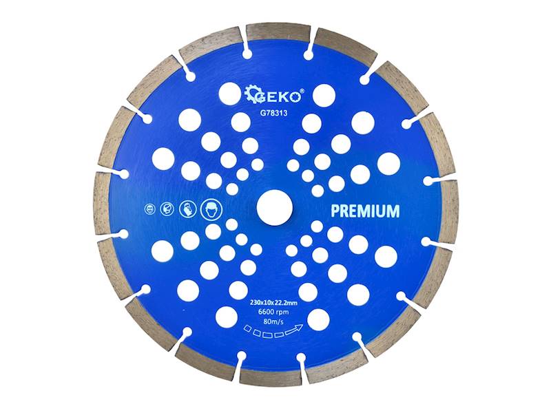 TARCZA DIAM.230x10x22,2mm SEGMENT GEKO PREMIUM LAS