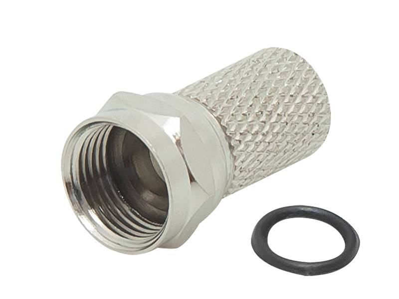 WTYK TV SAT F 6,5mm Z USZCZELKĄ RG6/2mm F-M02