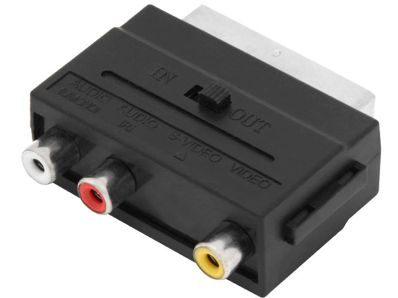 ROZG. WT. SCART-3 RCA+ PRZEŁĄCZNIK