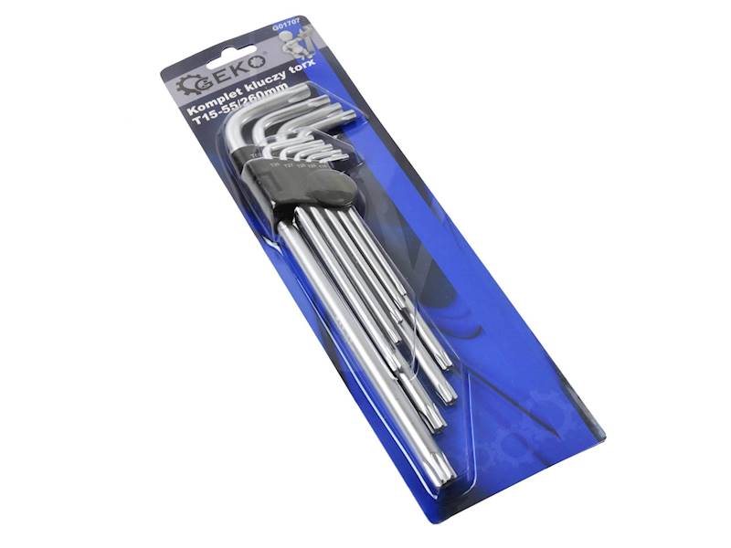 KPL.KLUCZY TORX T15-55/260mm GEKO