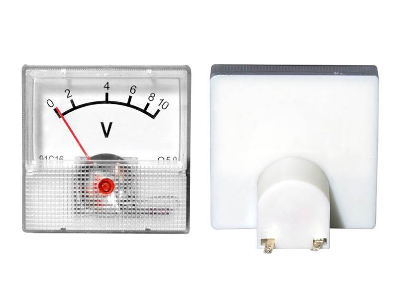 MIERNIK ANALOG. VOLT. KW MINI 10V