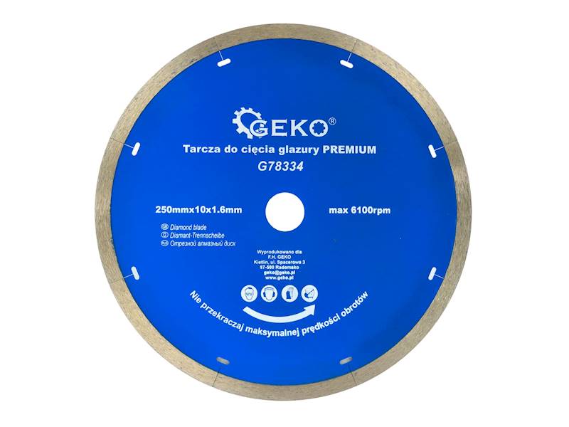 TARCZA DO CIĘCIA GLAZURY 250mm x 10x1.6mm PREMIUM