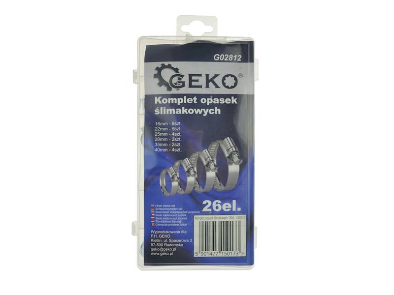 ZESTAW OPASEK ŚLIMAKOWYCH 26el.