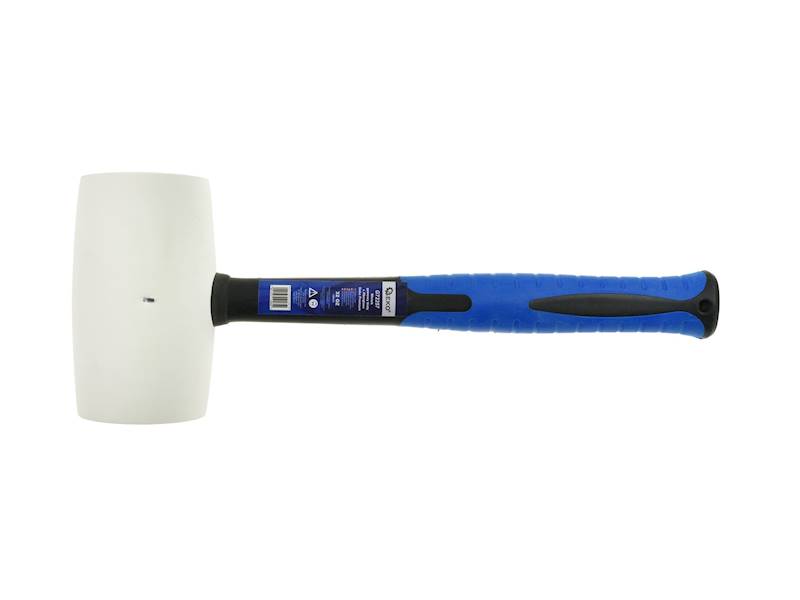 MŁOTEK GUMOWY 32 1100gr BIAŁY GEKO PREMIUM FIBRE.