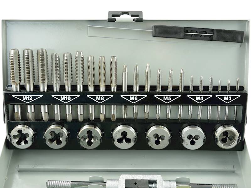 ZESTAW GWINTOWNIKÓW M3-M12 32el.