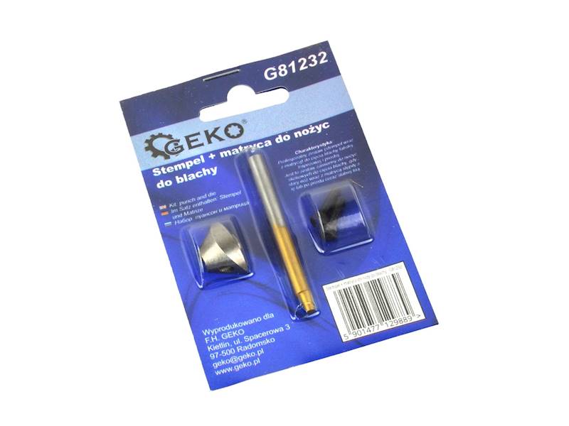 STEMPEL + MATRYCA DO NOŻYC DO BLACHY