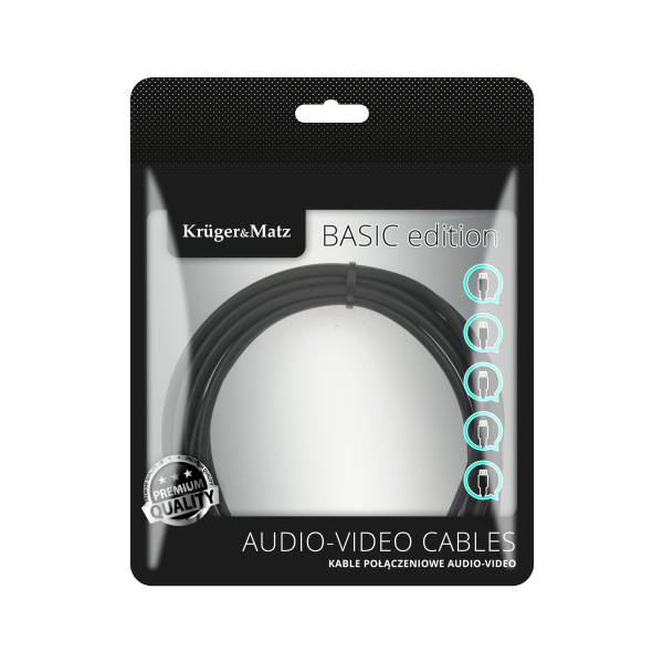 KABEL WTYK JACK JACK 3,5mm STEREO 3,0mb KRUGER&MAT