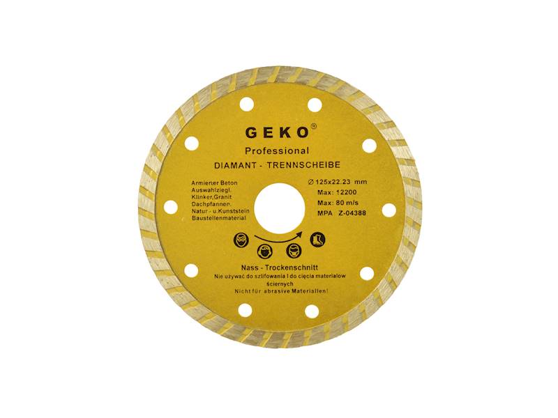 TARCZA DIAM. 125mm  TURBO GEKO PROFI