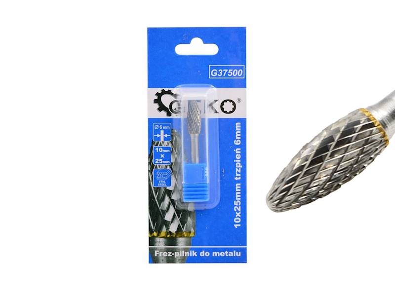 FREZ-PILNIK DO METALU 10x25 mm TRZPIEŃ 6mm