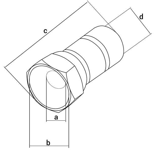 WTYK TV SAT F 6,8mm MIEDZIANY