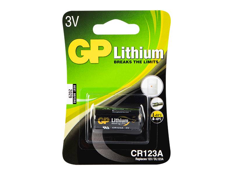 BATERIA CR123 3V GP BLISTER