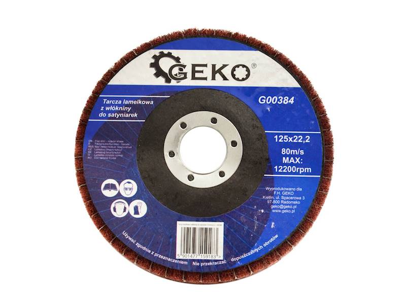 TARCZA LAMELKOWA Z WŁÓKNINY 125mmx22.2