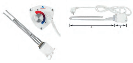 GRZAŁKA 5/4'' 1,5kW 230V Z TERMOSTATEM