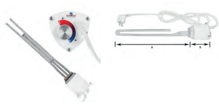 GRZAŁKA 6/4'' 1,5kW 230V Z TERMOSTATEM