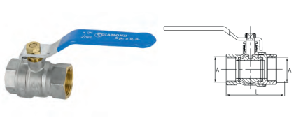 ZAW.KUL. WODA 40 W/W RĄCZKA HISZPAN DIAMOND