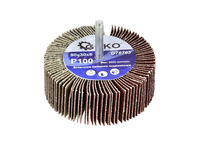 ŚCIERNICA LISTKOWA TRZPIENIOWA 80x30x6 P100