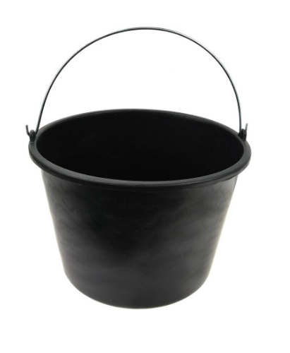 WIADRO BUDOWLANE 20L CZARNE
