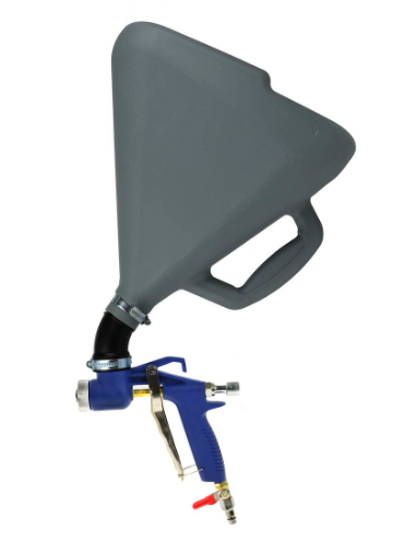 PISTOLET DO MALOWANIA TYNKÓW Z GUMOWYM ZŁĄCZEM