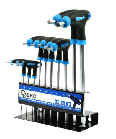 KPL. WKRĘTAKÓW IMBUSOWYCH TYPU T 2-10mm