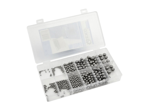 ZESTAW KULEK STALOWYCH 470 szt.