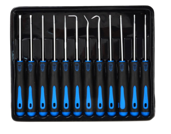 ZESTAW HAKÓW PRECYZYJNYCH 12 el.