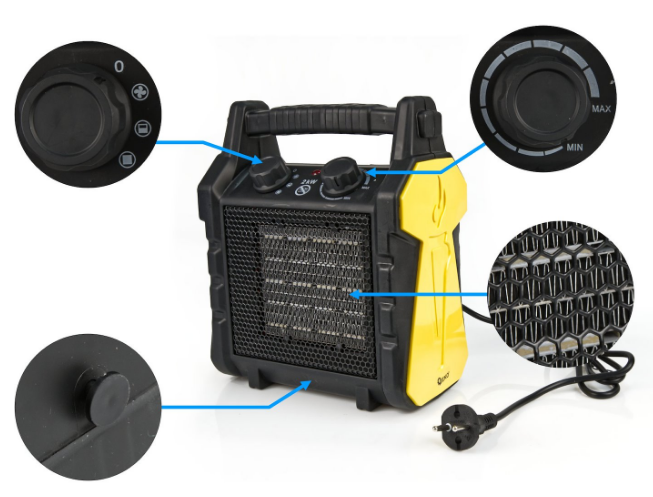 NAGRZEWNICA ELEKTRYCZNA CERAMICZNA-GRZEJNIK 2kW