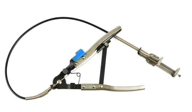 SZCZYPCE DO OPASEK ZACISKOWYCH Z DŁUGĄ LINKĄ