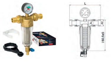 FILTR MECHANICZNY Z PŁUKANIEM WSTECZ. Z MAN.
