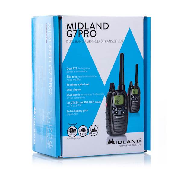 Radio PMR Midland G7 Pro 2 szt.