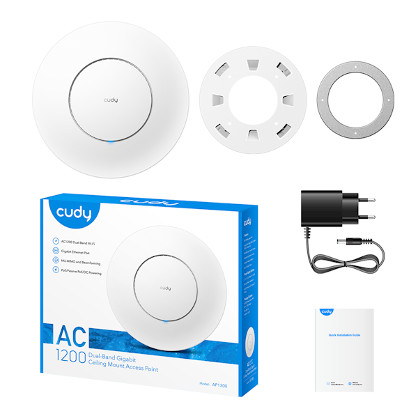 Access Point Cudy AP1300 Wi-Fi 5 sufitowy