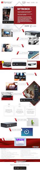 Tuner DVB-T2/C Opticum RED Nytrobox X