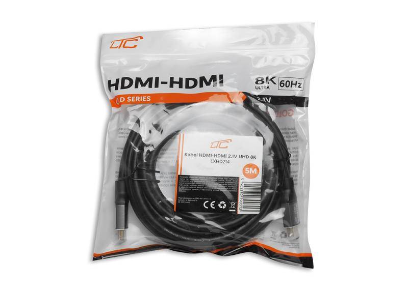 Kabel HDMI-HDMI LTC 5m 8K 2.1v