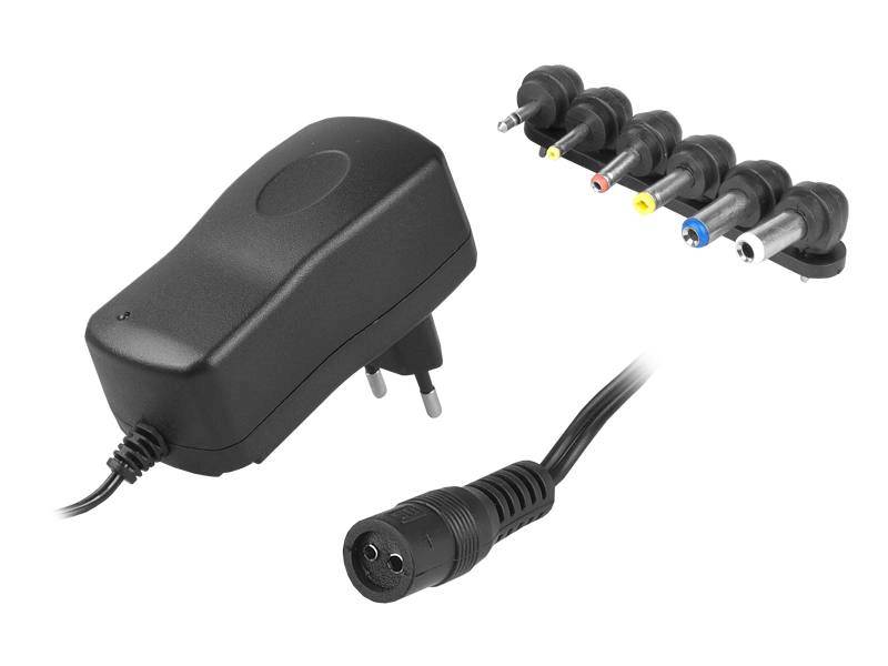 Zasilacz regulowany 3-12V / 2500mA 6 wtyków