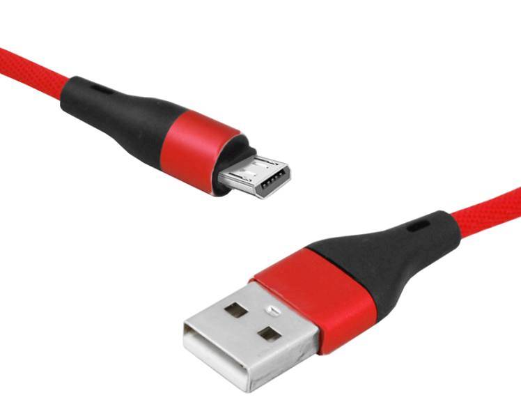 Kabel USB - microUSB 1,0m LTC czerwony