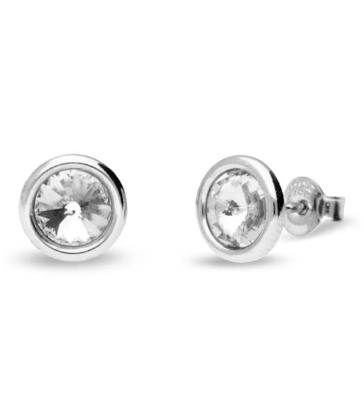 kolczyki z kryształami Swarovski wkręty