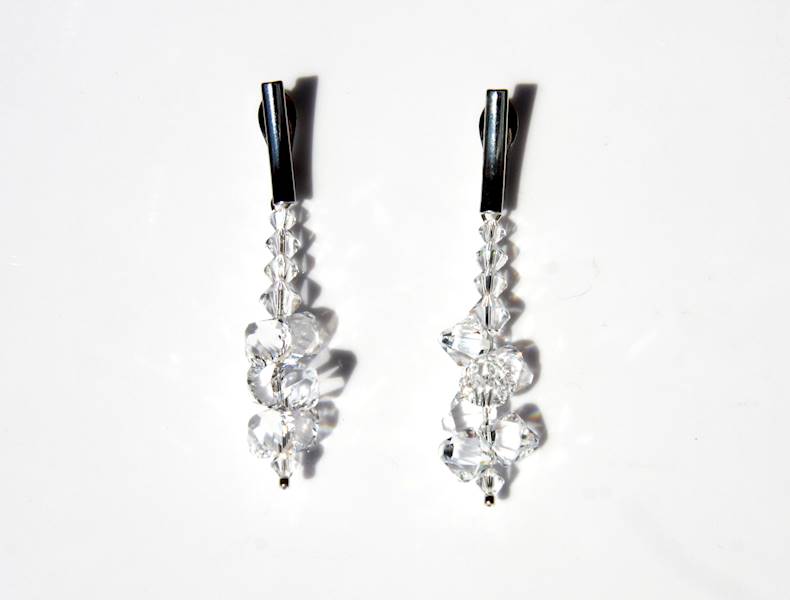 kolczyki z kryształami Swarovski wiszące