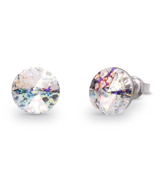 kolczyki z kryształami Swarovski wkręty