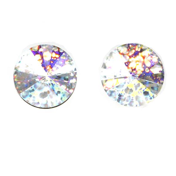 kolczyki z kryształami Swarovski wkręty