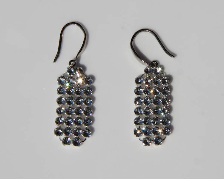 kolczyki z kryształami Swarovski wiszące
