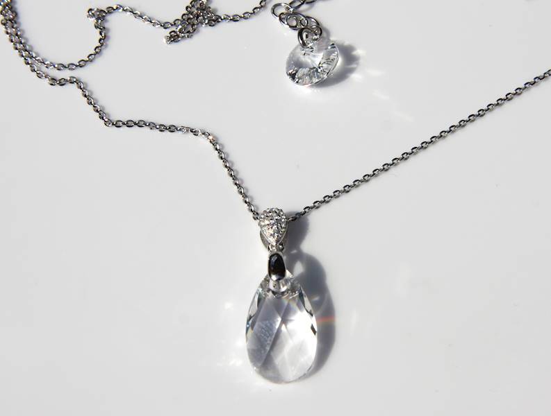 naszyjnik z kryształami Swarovski