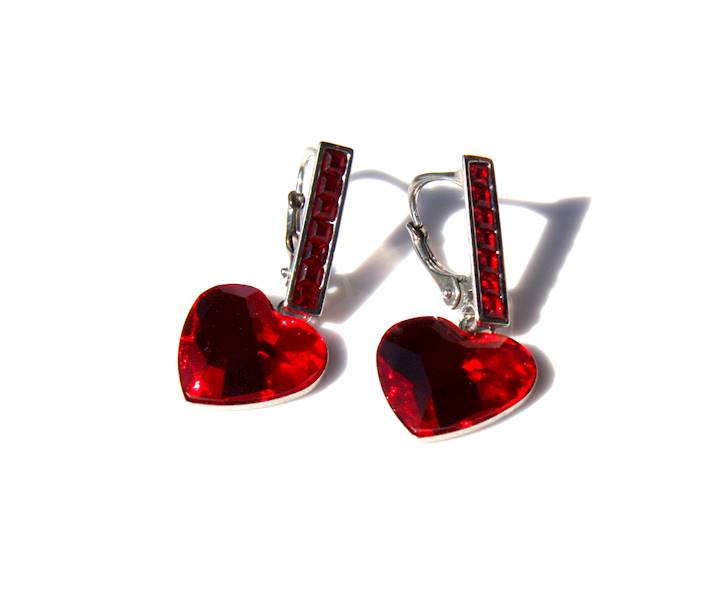 kolczyki z kryształami Swarovski wiszące