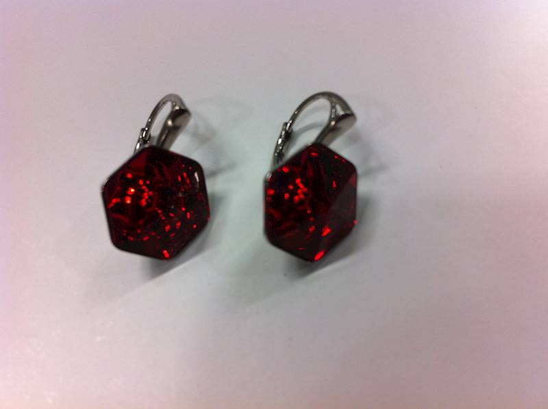 kolczyki z kryształami Swarovski wiszące