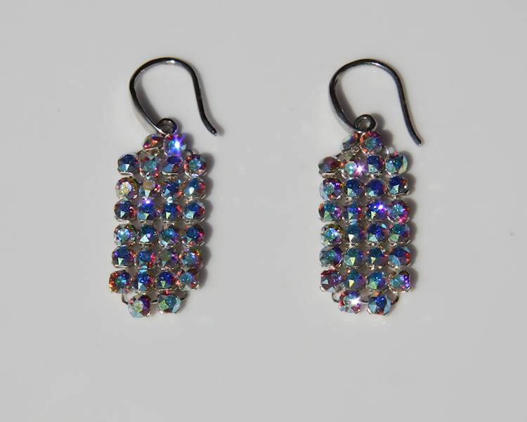 kolczyki z kryształami Swarovski wiszące