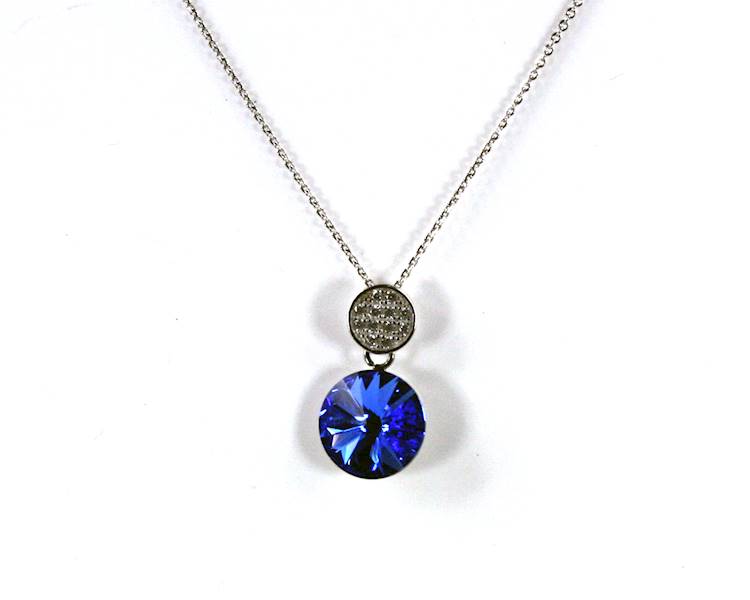 naszyjnik z kryształami Swarovski